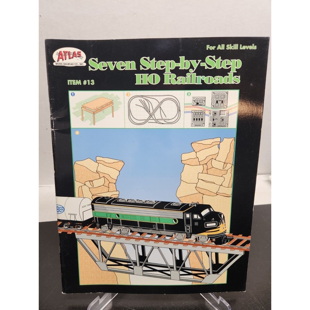 Seven Step-By-Step HO Railroads Guide Atlas Model Railroad Co. 1994